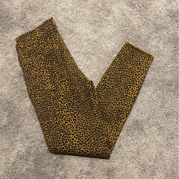Current/Elliott leopard print mid rise skinny jeans - Picture 6 of 6